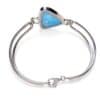 Pulsera de plata de ley y larimar Pulsera de plata de ley y larimar